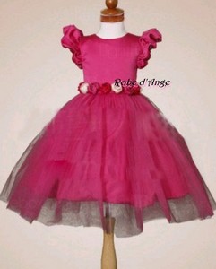 Robe cortège fucshia