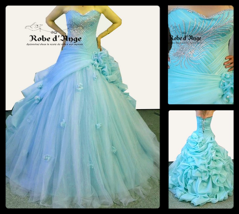 Robe de princesse bleu ciel - Boutique robe-d-ange.wifeo.com