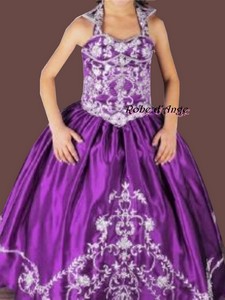 Robe cortège violette