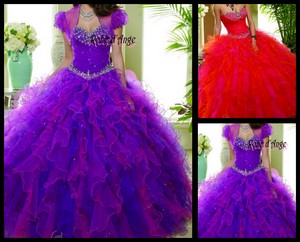Robe de princesse violette