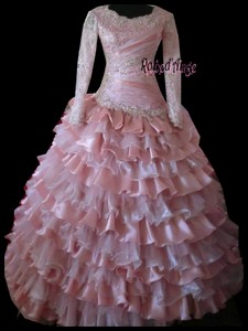Robe de princesse rose.