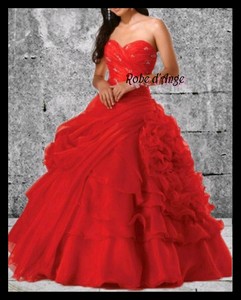 Robe de princesse rouge
